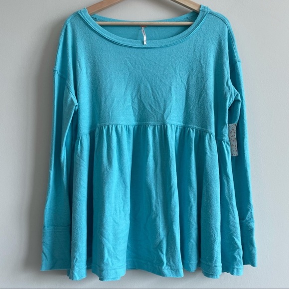 FREE PEOPLE Forever Your Girl Drape Tee - Picture 2 of 6